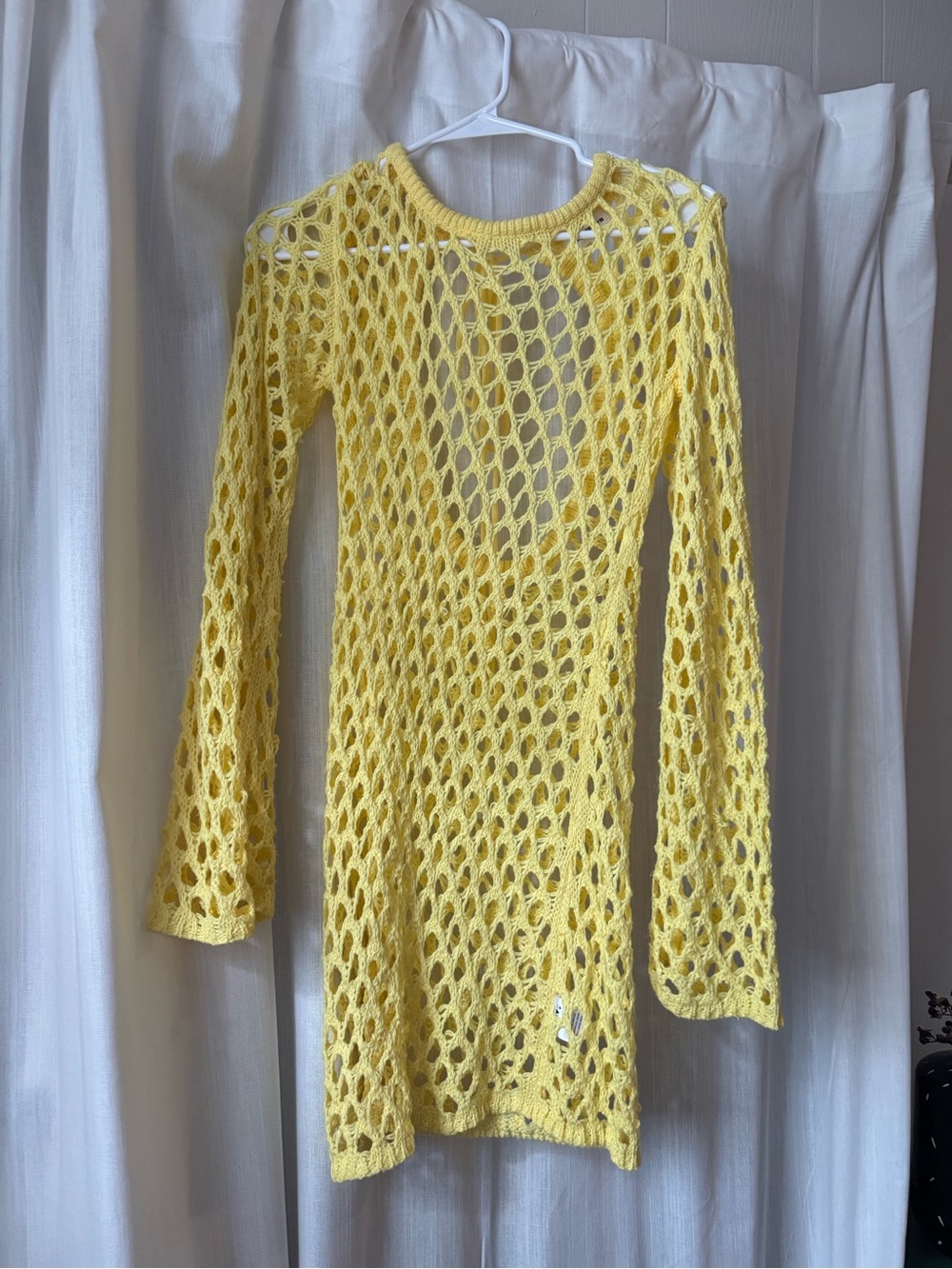 superdown chessa mini dress in butter yellow